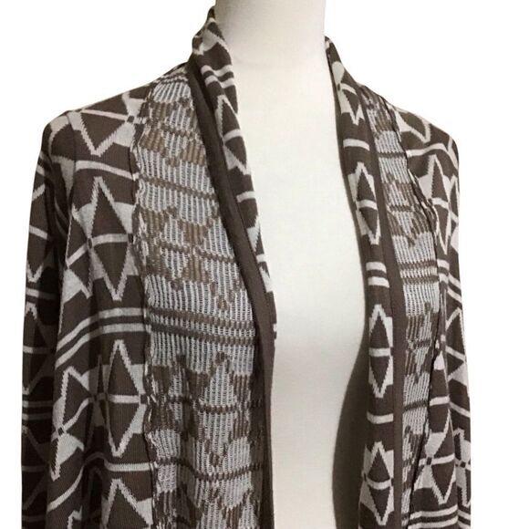 Red Camel Handkerchief Hem Boho Cardigan XS - Picture 2 of 7